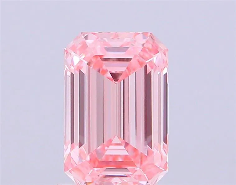 2.05ct Emerald Lab Grown Diamond (Colour Fancy Intense Pink, Clarity VVS2, IGI Certified)
