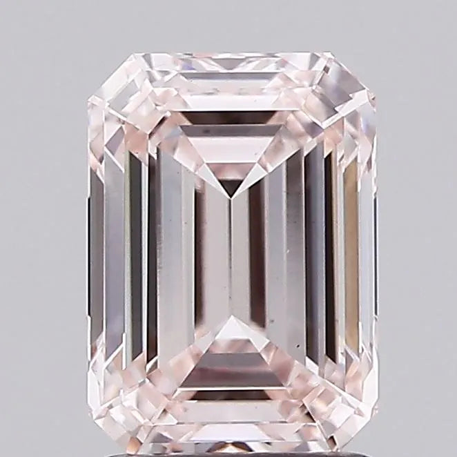 2.05ct Emerald Lab Grown Diamond (Colour Fancy Light Pink, Clarity VS1, IGI Certified)