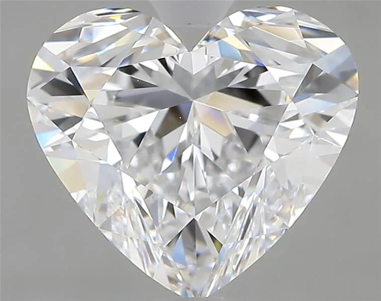 2.05ct Heart Lab Grown Diamond (Colour D, Clarity IF, IGI Certified)
