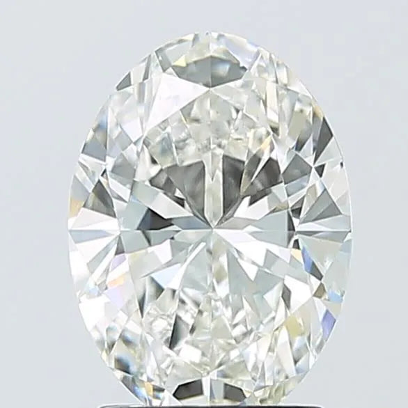2.05ct Oval Lab Grown Diamond (Colour G, Clarity VVS2, IGI Certified)