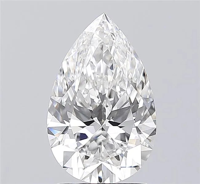 2.05ct Pear Lab Grown Diamond (Colour F, Clarity VVS1, IGI Certified)
