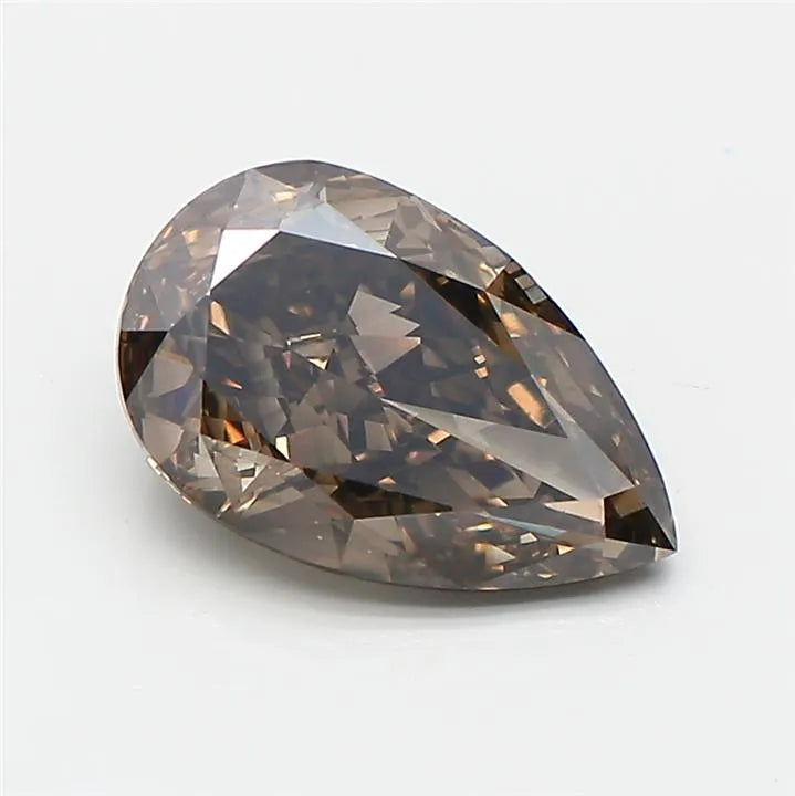 2.05ct Pear Lab Grown Diamond (Colour Fancy Light Yellowish Gray, Clarity VS1, IGI Certified)