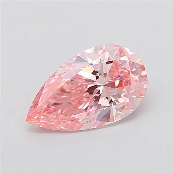 2.05ct Pear Lab Grown Diamond (Colour Fancy Pink, Clarity VS1, IGI Certified)