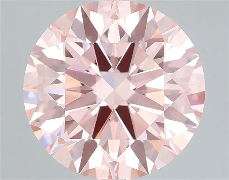 2.05ct Round Lab Grown Diamond (Colour Fancy Intense Pink, Clarity VS2, Cut ID, IGI Certified)