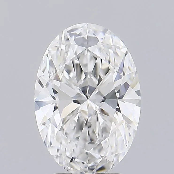 2.06ct Oval Lab Grown Diamond (Colour E, Clarity IF, IGI Certified)