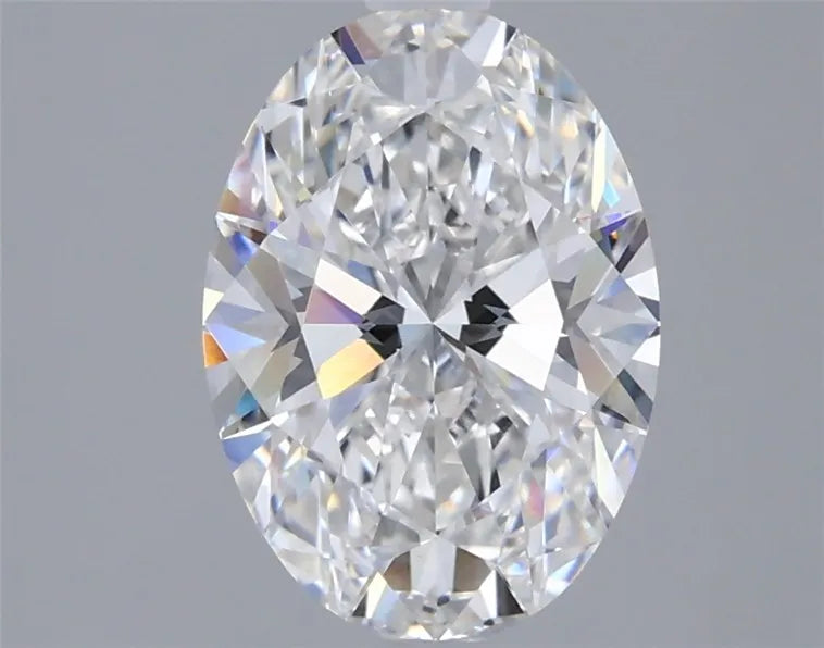 2.06ct Oval Lab Grown Diamond (Colour E, Clarity VVS1, IGI Certified)