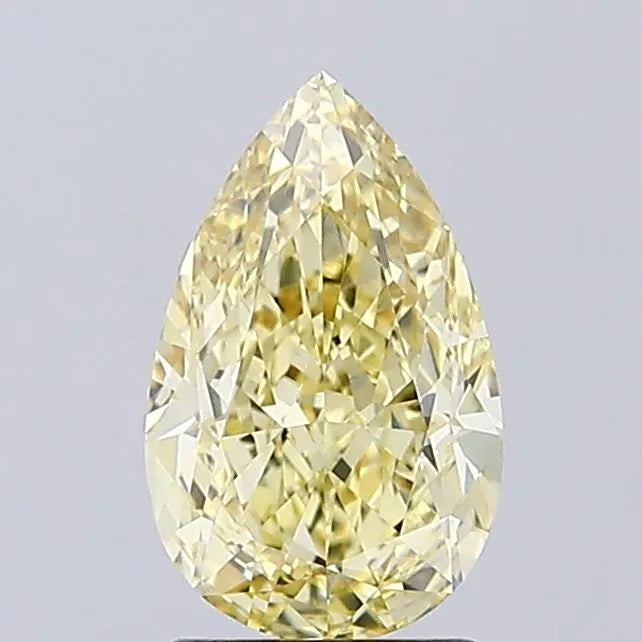 2.06ct Pear Lab Grown Diamond (Colour Fancy Intense Yellow, Clarity VVS1, IGI Certified)