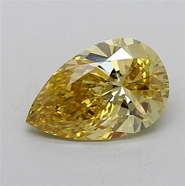 2.06ct Pear Lab Grown Diamond (Colour Fancy Intense Yellow, Clarity VVS2, IGI Certified)