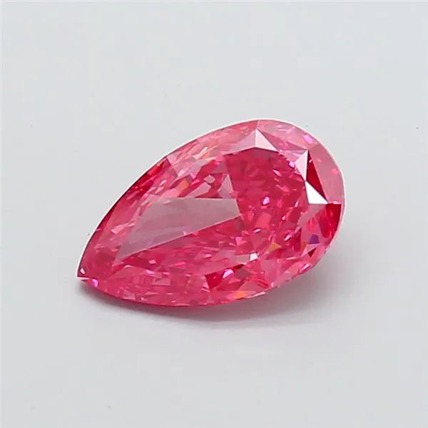 2.06ct Pear Lab Grown Diamond (Colour Fancy Vivid Pink, Clarity VS1, IGI Certified)