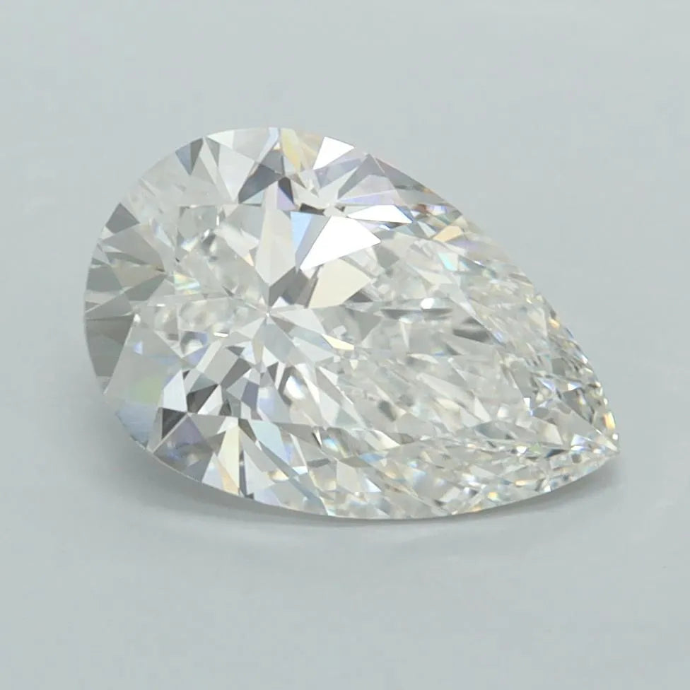 2.06ct Pear Lab Grown Diamond (Colour G, Clarity VVS1, IGI Certified)