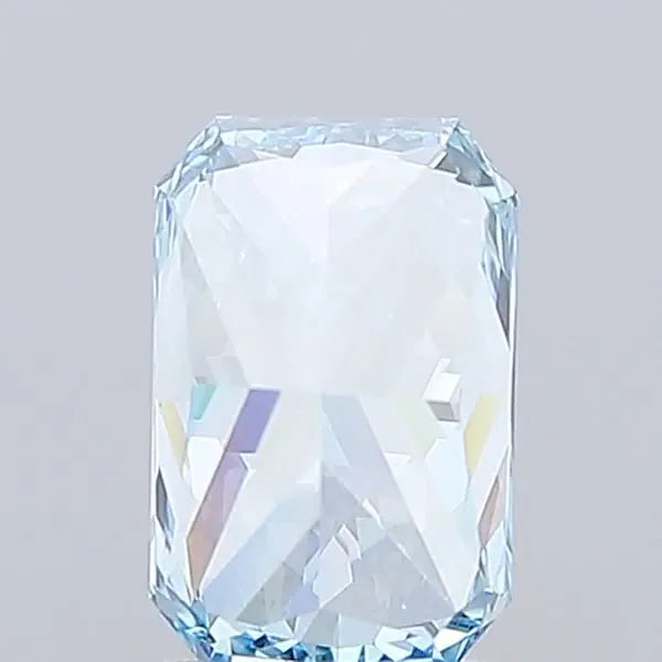 2.06ct Radiant Lab Grown Diamond (Colour Fancy Vivid Blue, Clarity VVS2, IGI Certified)