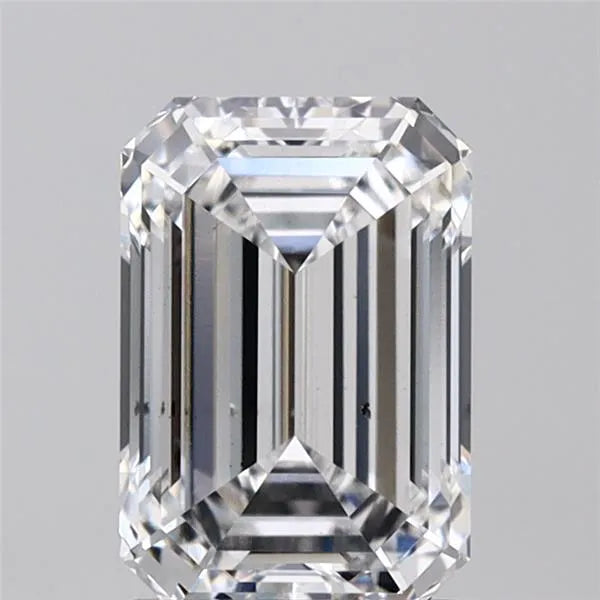 2.07ct Emerald Lab Grown Diamond (Colour D, Clarity SI1, IGI Certified)