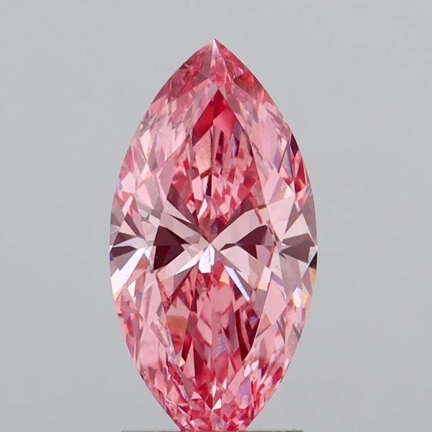 2.07ct Marquise Lab Grown Diamond (Colour Fancy Vivid Pink, Clarity VS1, IGI Certified)