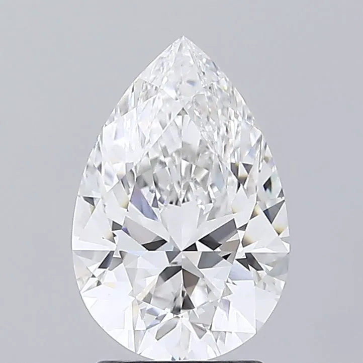2.07ct Pear Lab Grown Diamond (Colour F, Clarity VVS2, IGI Certified)