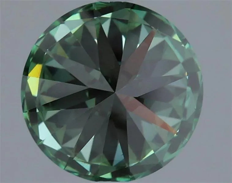 2.07ct Round Lab Grown Diamond (Colour Fancy Vivid Green, Clarity SI2, Cut EX, IGI Certified)