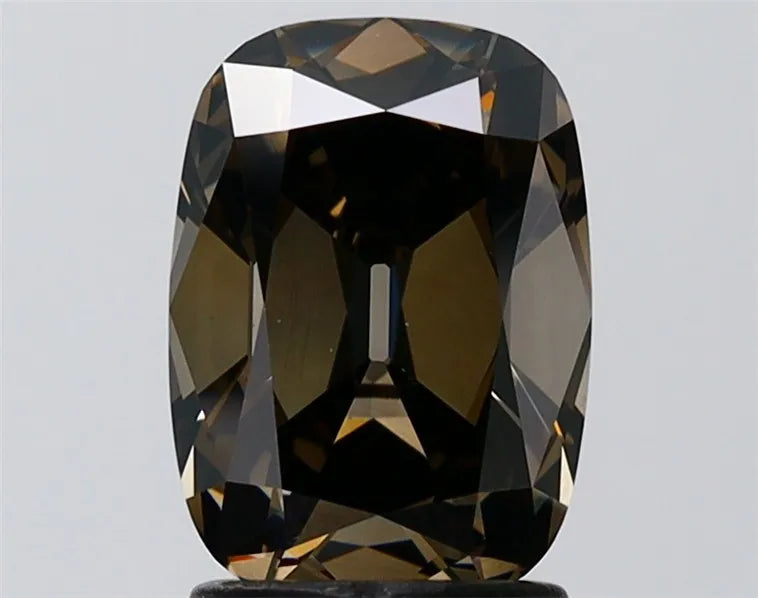 2.08ct Cushion brilliant Lab Grown Diamond (Colour Fancy Brown, Clarity VVS2, Uncertified)