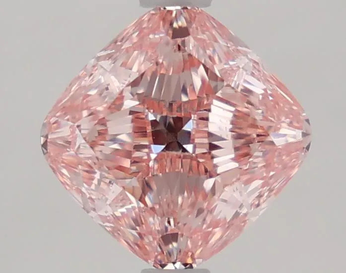 2.08ct Cushion modified Lab Grown Diamond (Colour Fancy Intense Pink, Clarity VS1, IGI Certified)