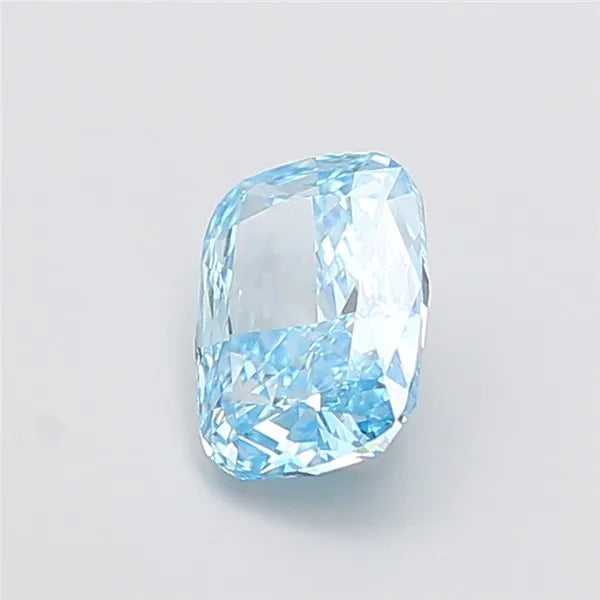 2.08ct Cushion modified Lab Grown Diamond (Colour Fancy Vivid Blue, Clarity VS1, IGI Certified)
