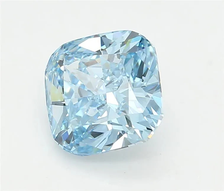 2.08ct Cushion modified Lab Grown Diamond (Colour Fancy Vivid Blue, Clarity VVS1, IGI Certified)