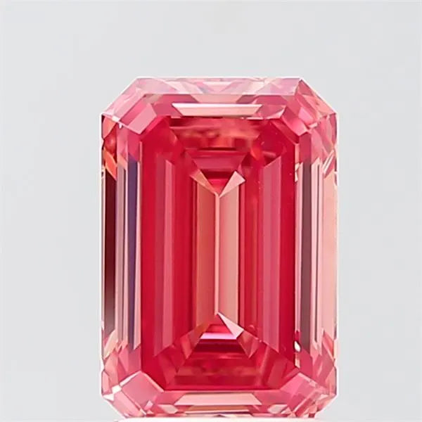 2.08ct Emerald Lab Grown Diamond (Colour Fancy Intense Pink, Clarity VVS2, IGI Certified)