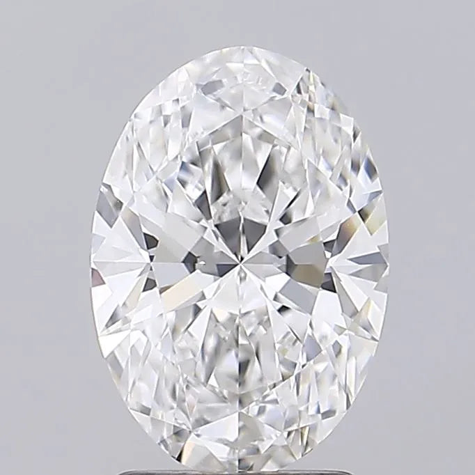 2.08ct Oval Lab Grown Diamond (Colour E, Clarity IF, IGI Certified)
