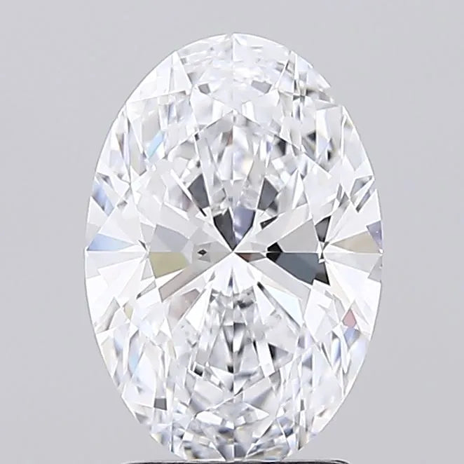 2.08ct Oval Lab Grown Diamond (Colour E, Clarity IF, IGI Certified)