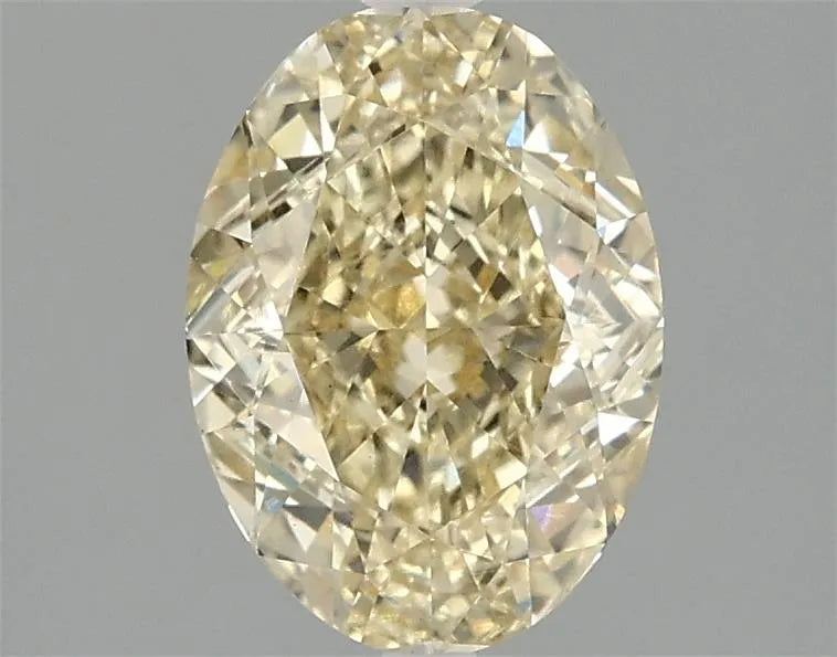 2.08ct Oval Lab Grown Diamond (Colour Fancy Intense Yellow, Clarity VS1, IGI Certified)