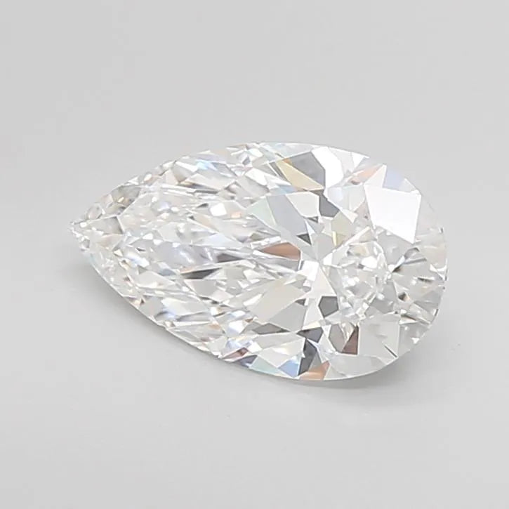 2.08ct Pear Lab Grown Diamond (Colour D, Clarity IF, Cut EX, IGI Certified)