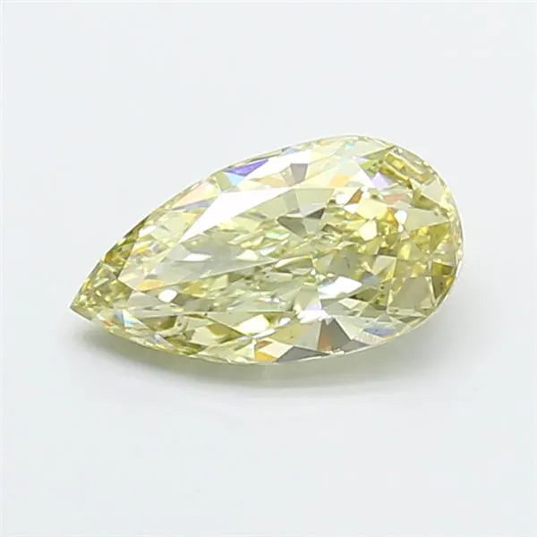 2.08ct Pear Lab Grown Diamond (Colour Fancy Yellow, Clarity VS1, IGI Certified)