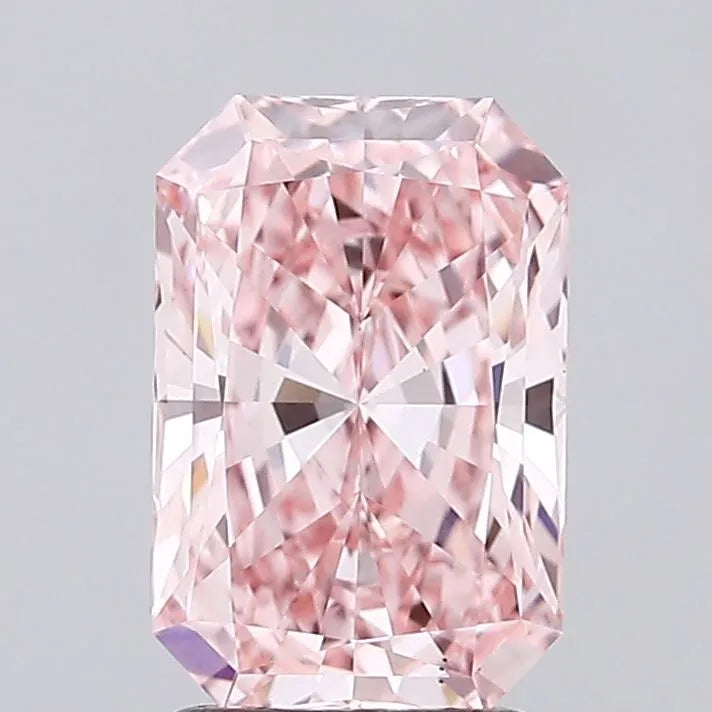 2.08ct Radiant Lab Grown Diamond (Colour Fancy Vivid Pink, Clarity VS1, IGI Certified)