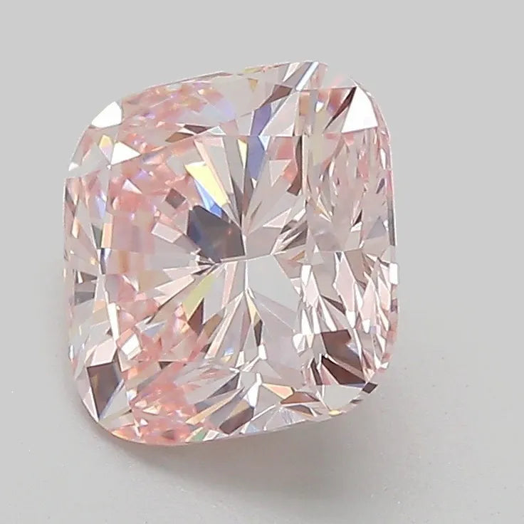 2.09ct Cushion modified Lab Grown Diamond (Colour Fancy Pink, Clarity VVS2, IGI Certified)