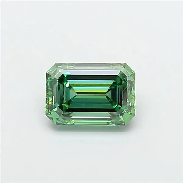 2.09ct Emerald Lab Grown Diamond (Colour Fancy Vivid Green, Clarity VVS2, IGI Certified)