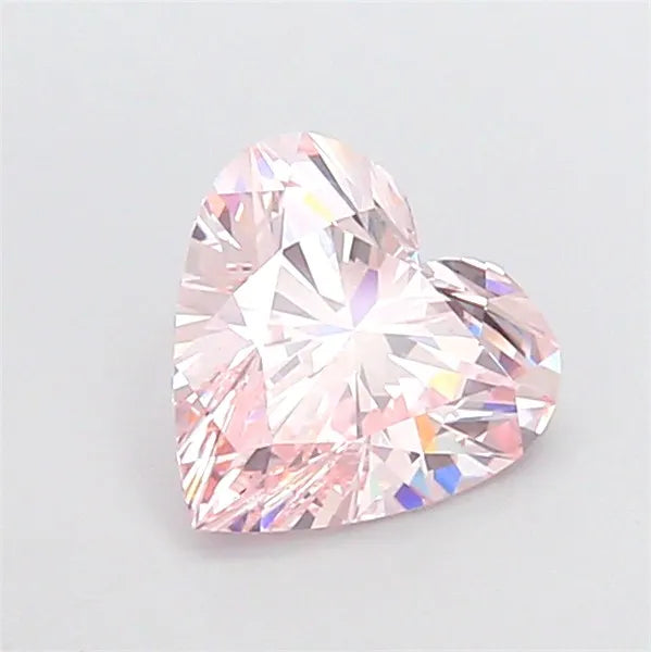2.09ct Heart Lab Grown Diamond (Colour Fancy Light Pink, Clarity VS1, IGI Certified)