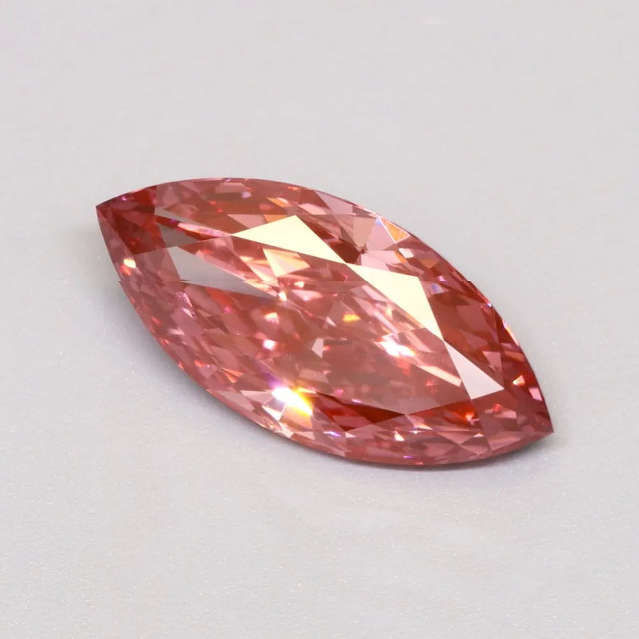 2.09ct Marquise Lab Grown Diamond (Colour Fancy Vivid Pink, Clarity VVS2, IGI Certified)