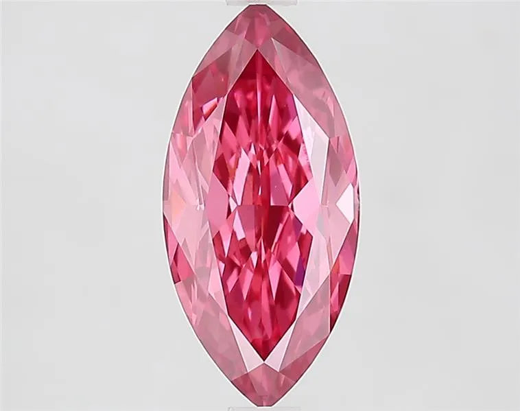 2.09ct Marquise Lab Grown Diamond (Colour Fancy Vivid Pink, Clarity VVS2, IGI Certified)