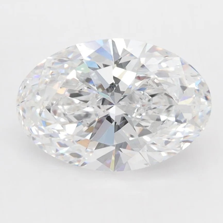 2.09ct Oval Lab Grown Diamond (Colour D, Clarity IF, IGI Certified)