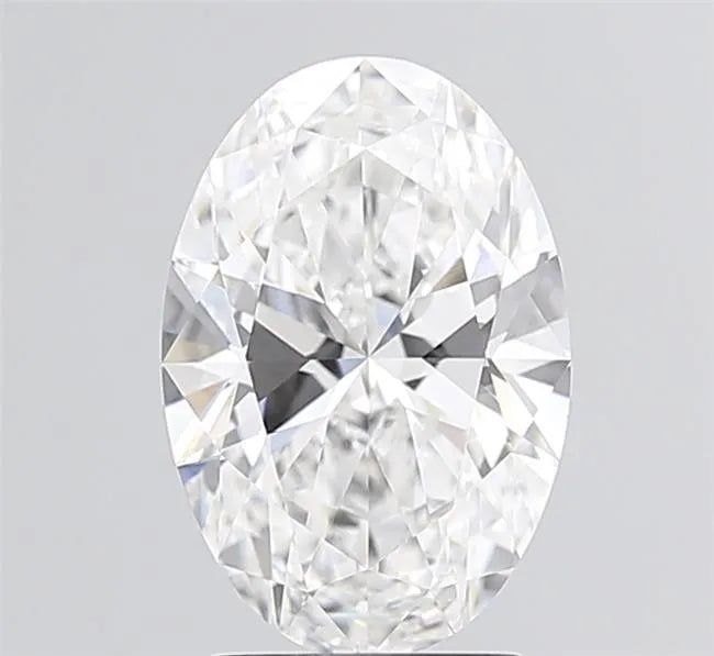 2.09ct Oval Lab Grown Diamond (Colour E, Clarity VVS2, IGI Certified)