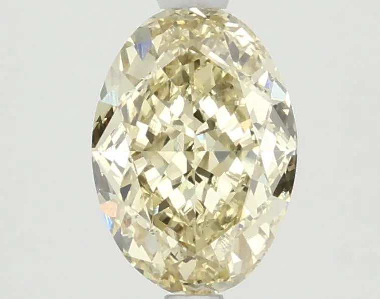 2.09ct Oval Lab Grown Diamond (Colour Fancy Intense Yellow, Clarity VS1, IGI Certified)