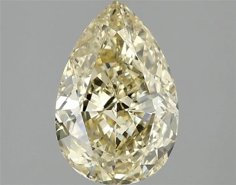 2.09ct Pear Lab Grown Diamond (Colour Fancy Vivid Yellow, Clarity VVS2, IGI Certified)