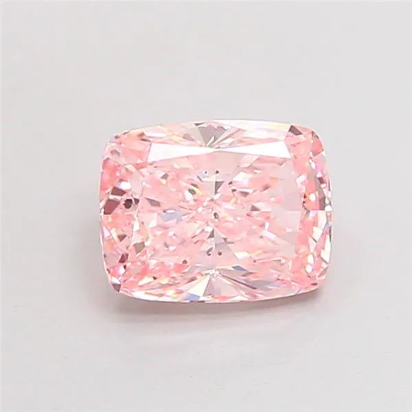 2.10ct Cushion modified Lab Grown Diamond (Colour Fancy Vivid Pink, Clarity SI2, IGI Certified)