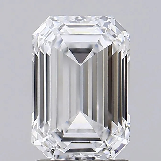 2.10ct Emerald Lab Grown Diamond (Colour E, Clarity IF, IGI Certified)