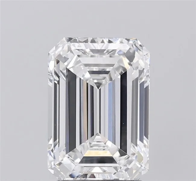 2.10ct Emerald Lab Grown Diamond (Colour E, Clarity VVS2, IGI Certified)