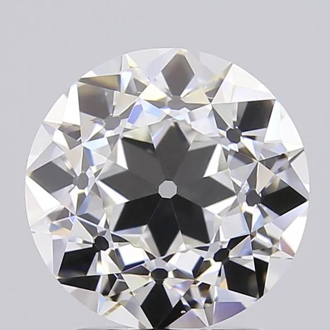 2.10ct European cut Lab Grown Diamond (Colour E, Clarity VVS2, IGI Certified)