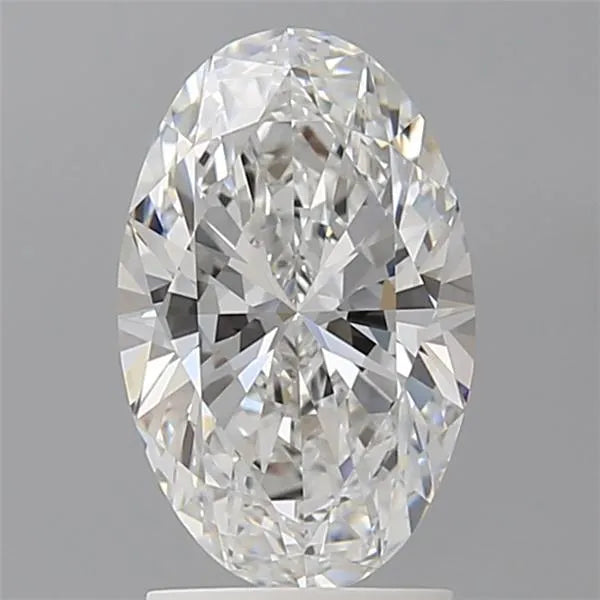 2.10ct Oval Lab Grown Diamond (Colour D, Clarity VVS2, IGI Certified)