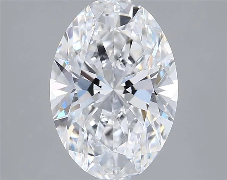2.10ct Oval Lab Grown Diamond (Colour E, Clarity VVS2, IGI Certified)
