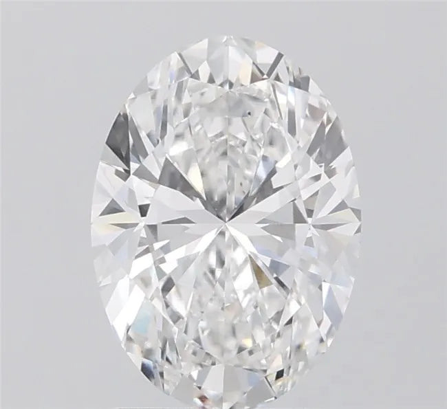 2.10ct Oval Lab Grown Diamond (Colour E, Clarity VVS2, IGI Certified)