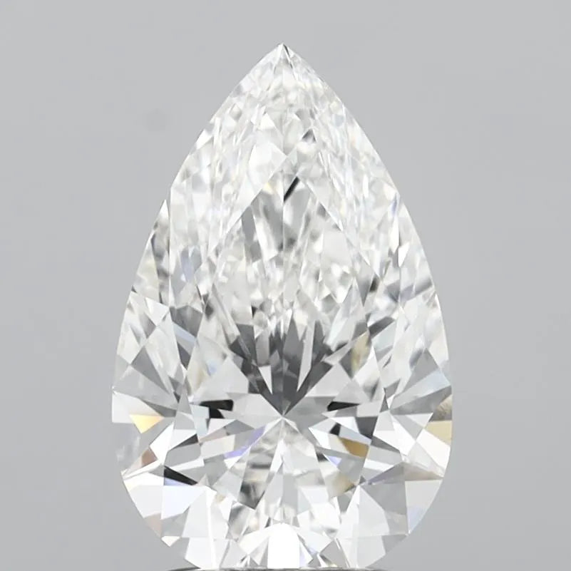 2.10ct Pear Lab Grown Diamond (Colour E, Clarity VVS1, IGI Certified)