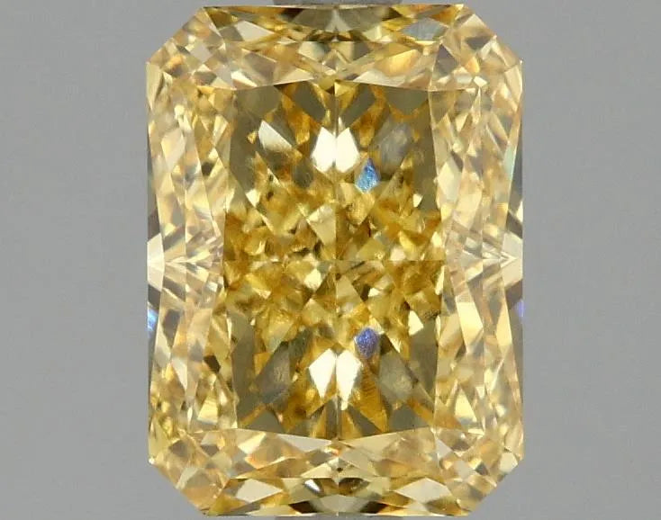 2.10ct Radiant Lab Grown Diamond (Colour Fancy Vivid Yellow, Clarity VS1, IGI Certified)