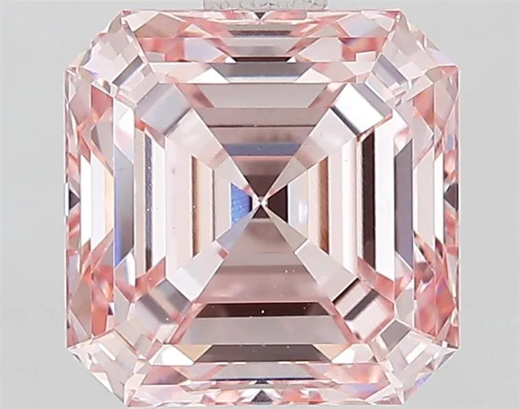 2.11ct Asscher Lab Grown Diamond (Colour Fancy Intense Pink, Clarity VS1, IGI Certified)