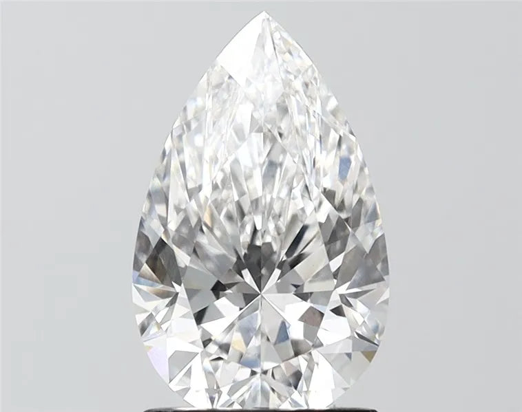 2.11ct Pear Lab Grown Diamond (Colour E, Clarity VVS2, IGI Certified)